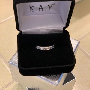 Diamond wedding band